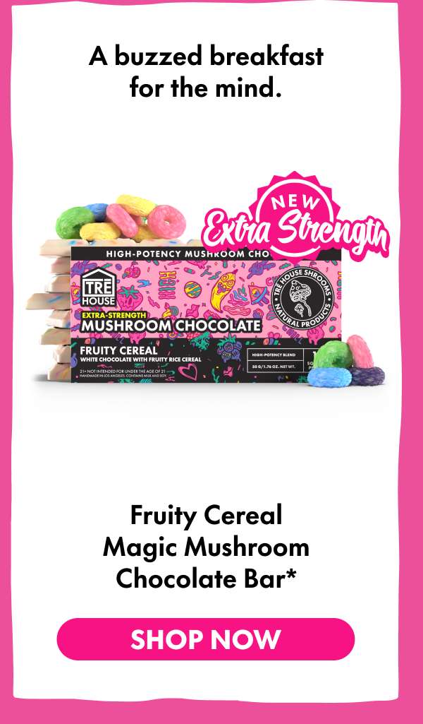 Fruity Cereal Magic Mushroom Chocolate Bar*