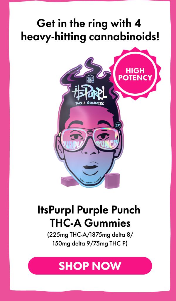 ItsPurpl Purple Punch THC-A Gummies