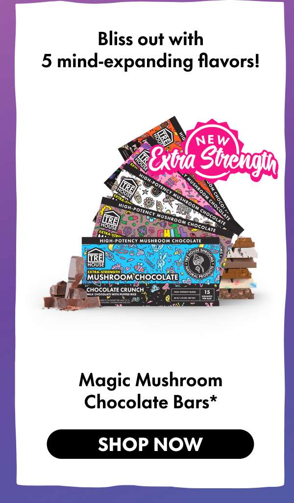 Magic Mushroom Chocolate Bars*