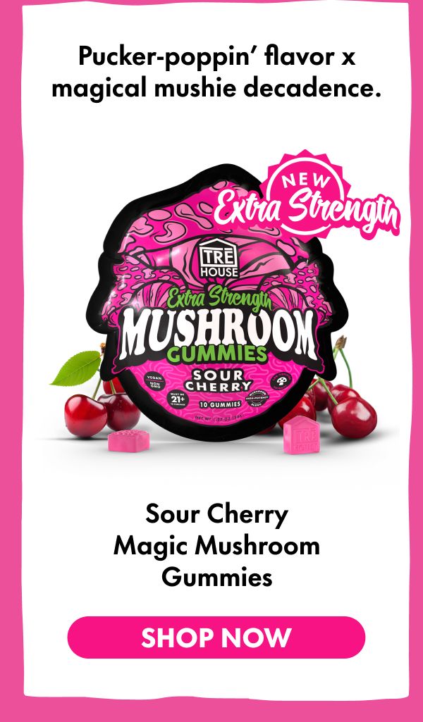 Sour Cherry Magic Mushroom Gummies