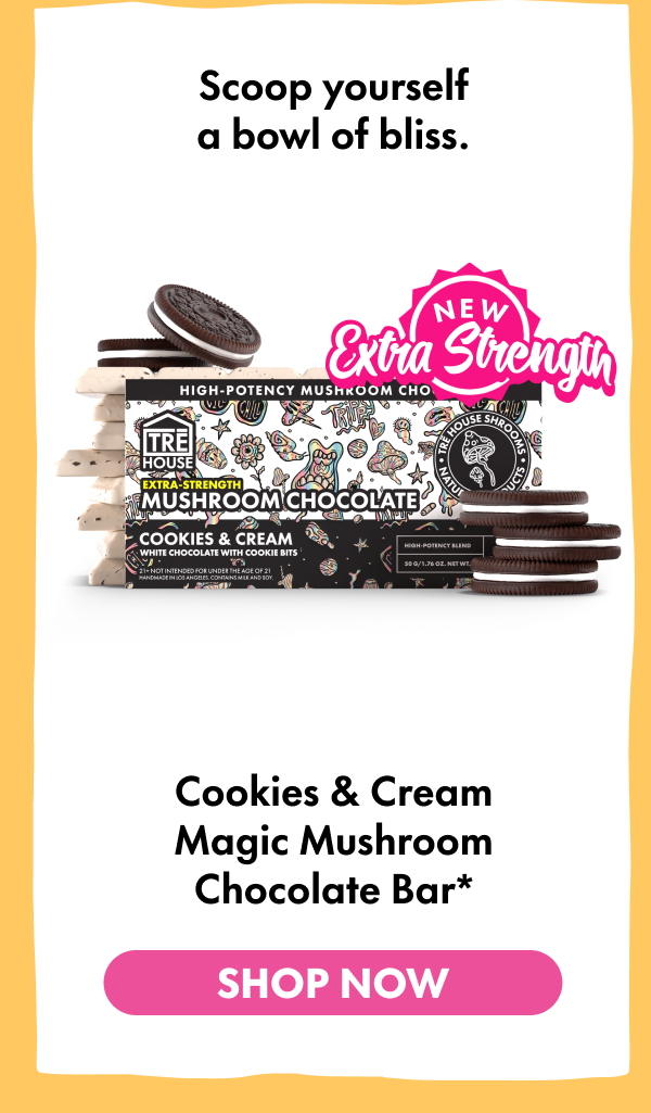 Cookies & Cream Magic Mushroom Chocolate Bar*