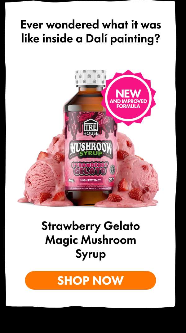 Strawberry Gelato Magic Mushroom Syrup