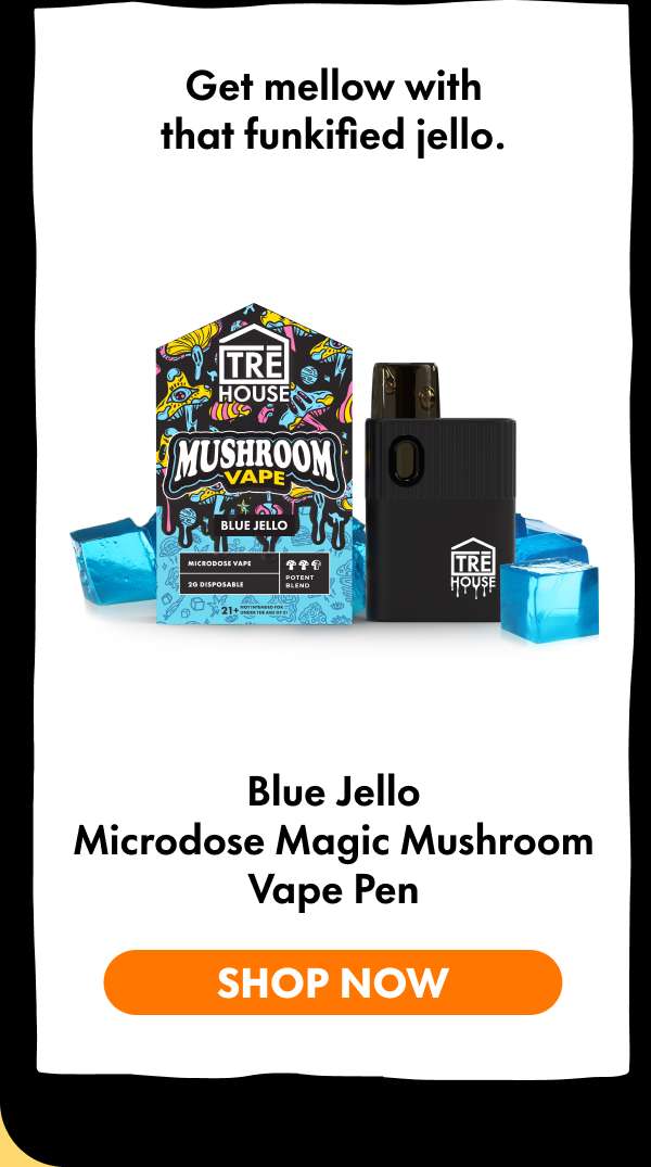 Blue Jello Magic Mushroom Vape Pen