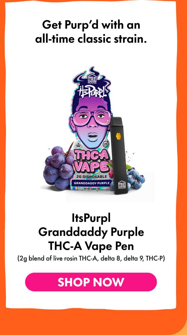 ItsPurpl Granddaddy Purple THC-A Vape Pen