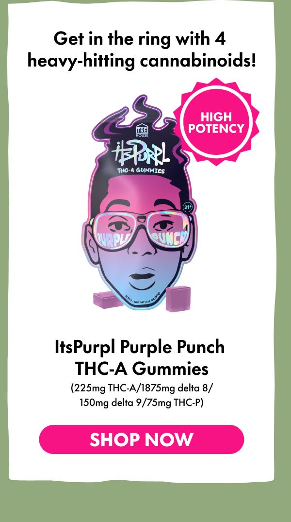 ItsPurpl Purple Punch THC-A Gummies
