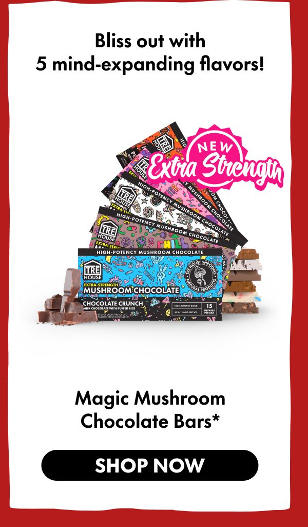 Magic Mushroom Chocolate Bars*