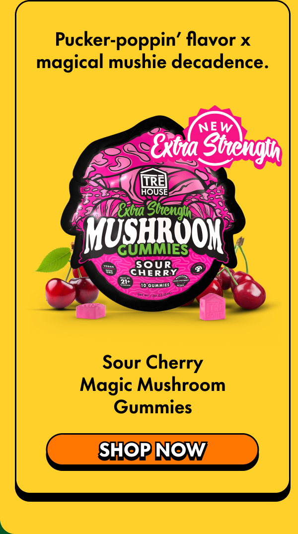 Sour Cherry Magic Mushroom Gummies