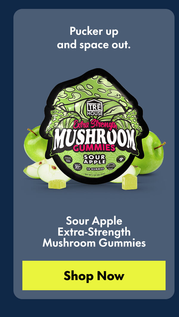 Sour Apple Magic Mushroom Gummies
