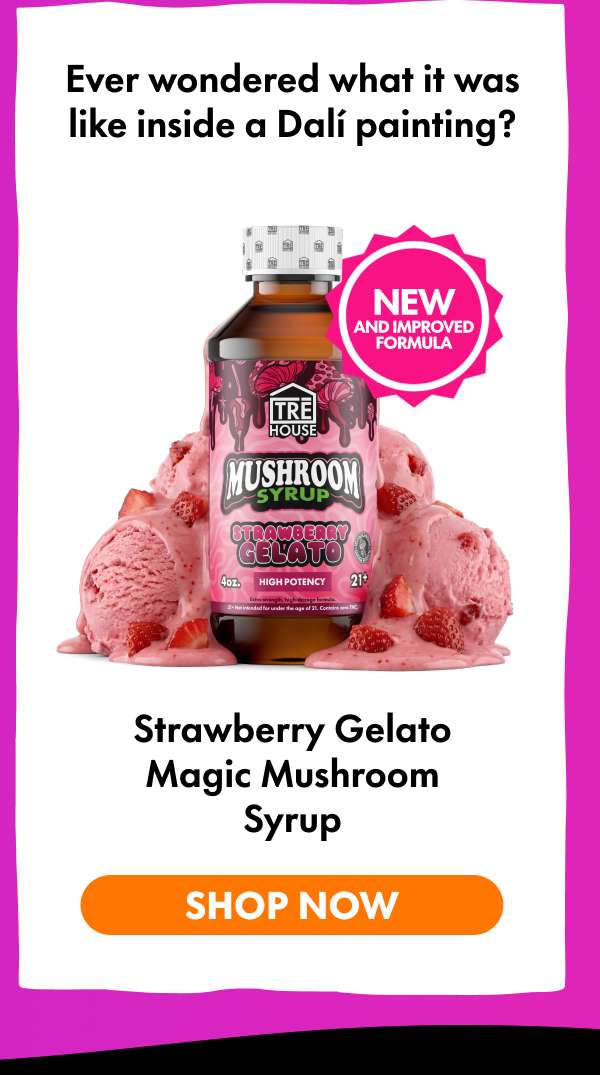 Strawberry Gelato Magic Mushroom Syrup
