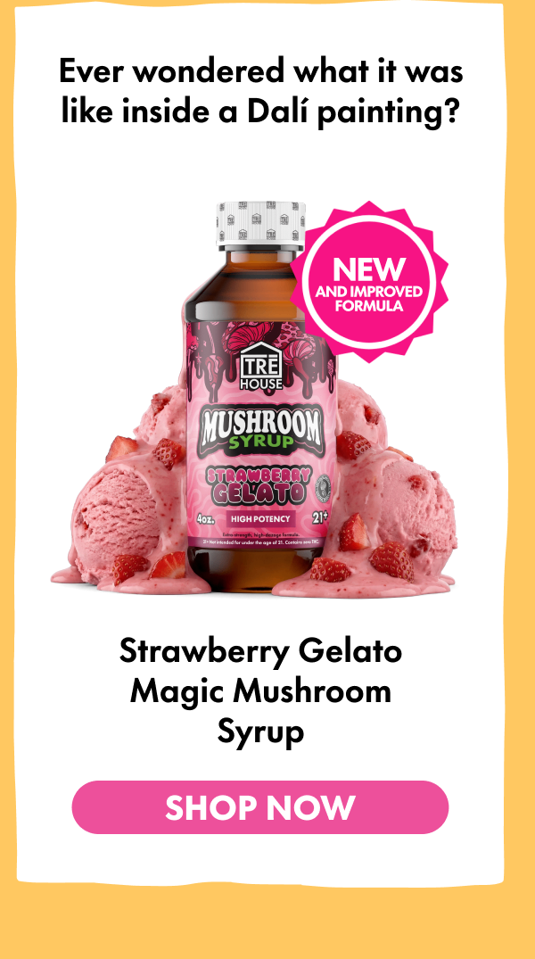 Strawberry Gelato Magic Mushroom Syrup