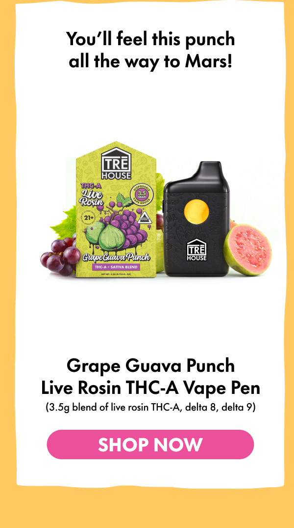 Grape Guava Punch Live Rosin THC-A Vape Pen