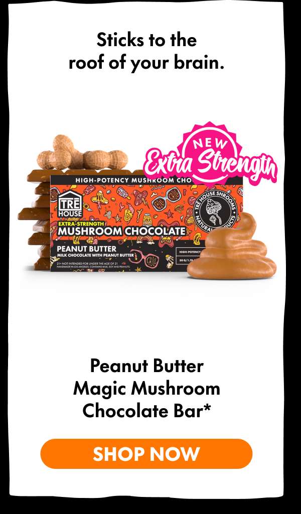 Peanut Butter Magic Mushroom Chocolate Bar