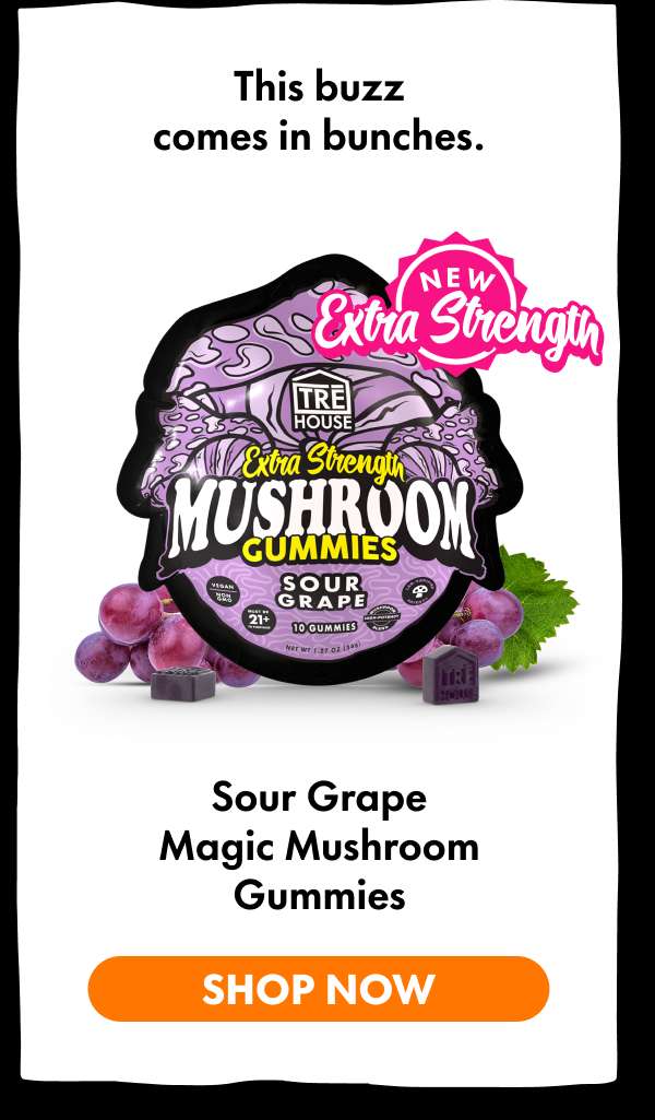 Sour Grape Magic Mushroom Gummies