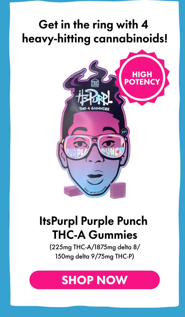 ItsPurpl Purple Punch THC-A Gummies