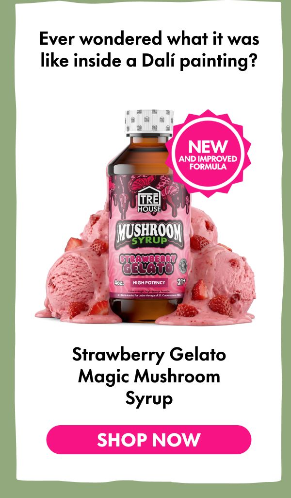 Strawberry Gelato Magic Mushroom Syrup