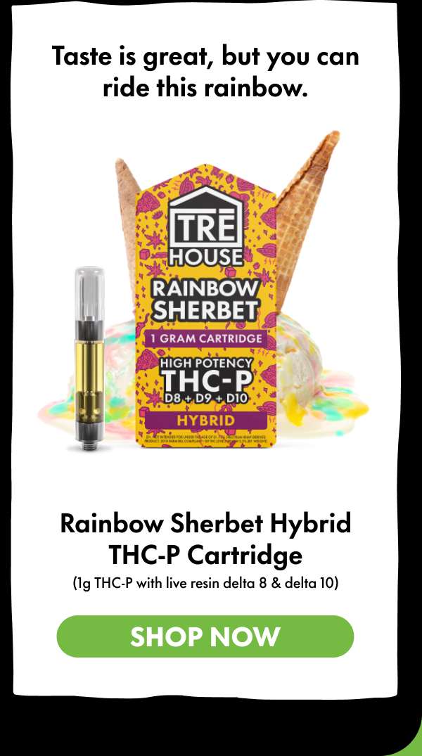 Rainbow Sherbet Hybrid THC-P Cartridge