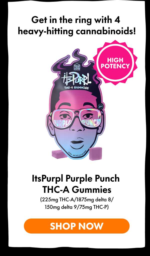 ItsPurpl Purple Punch THC-A Gummies