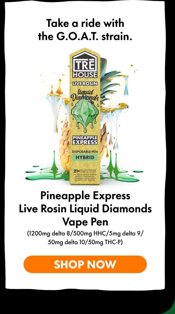 Pineapple Express Live Rosin Liquid Diamonds Vape Pen