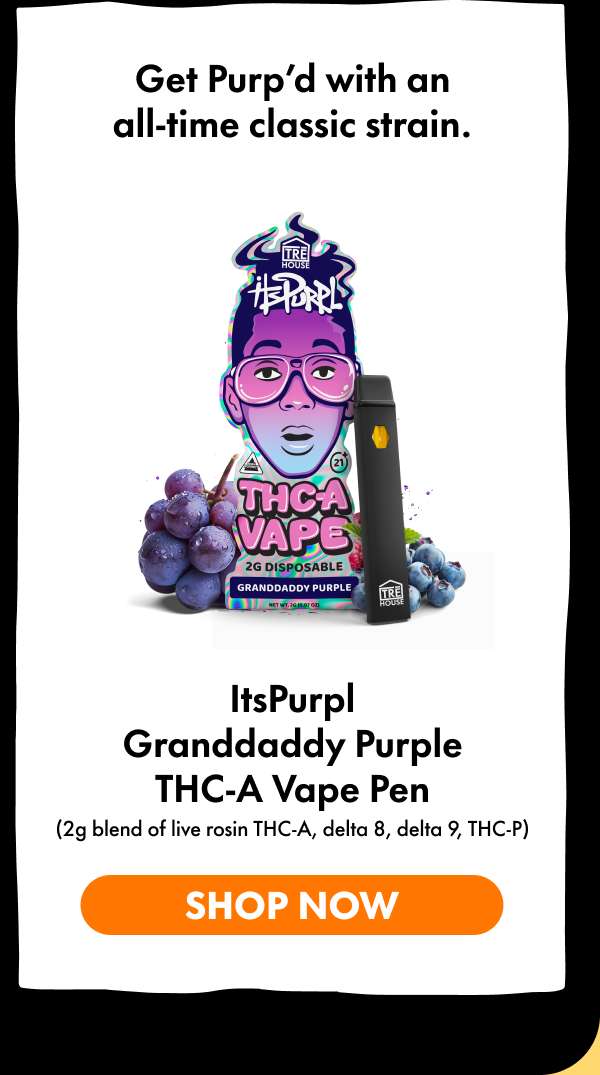 ItsPurpl Granddaddy Purple THC-A Vape Pen