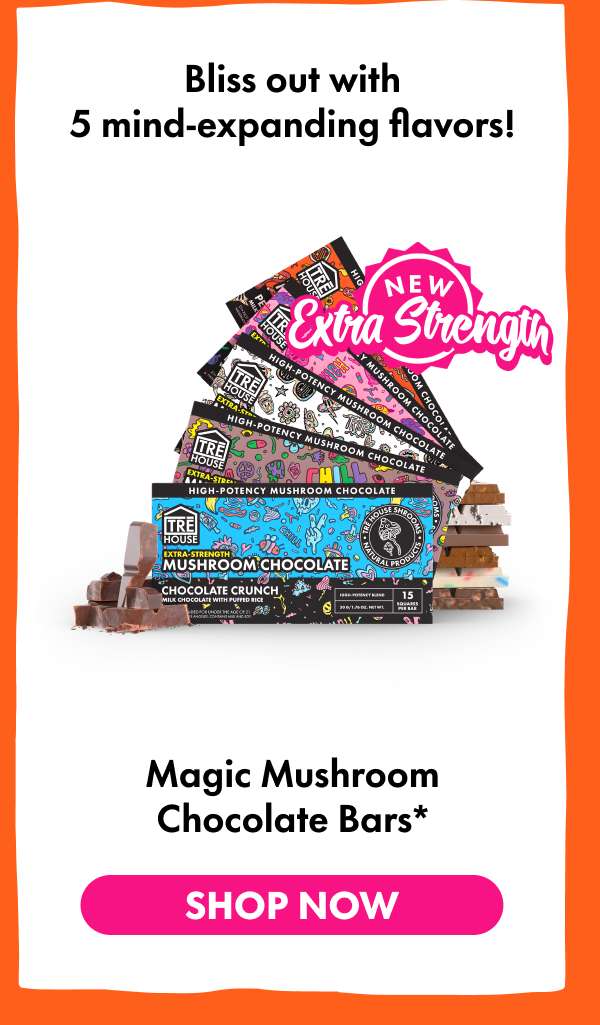 Magic Mushroom Chocolate Bars*