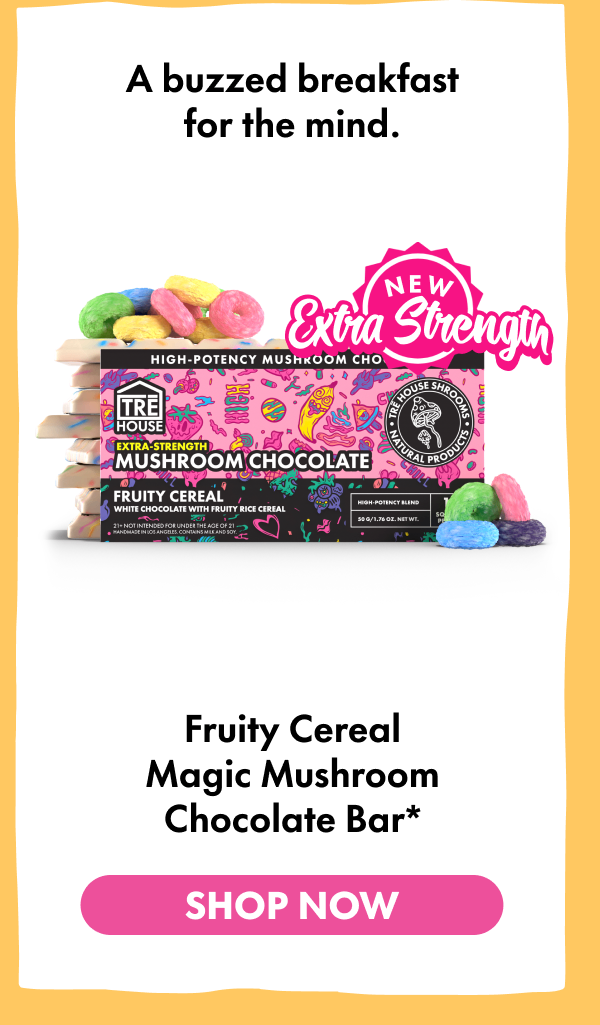 Fruity Cereal Magic Mushroom Chocolate Bar*