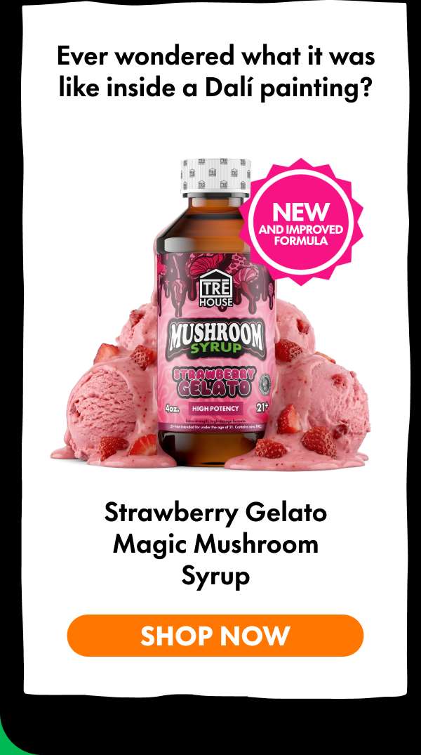 Strawberry Gelato Magic Mushroom Syrup