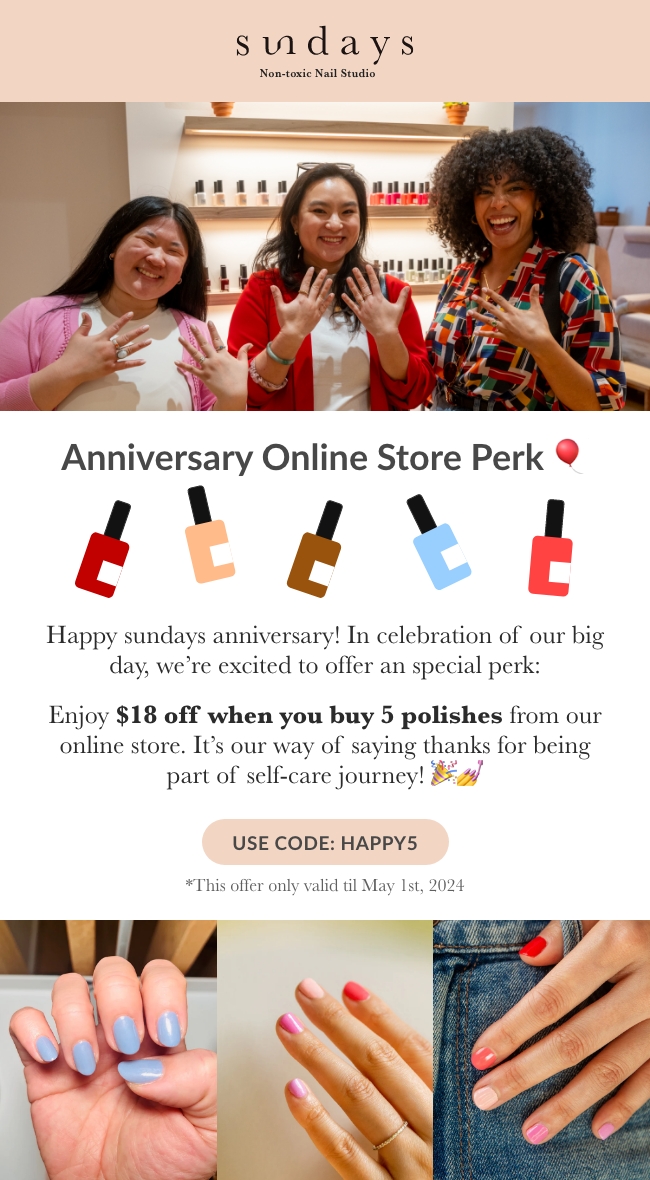 🎈Happy Anniversary! Buy 5 Get 1 Free Now! Sundays