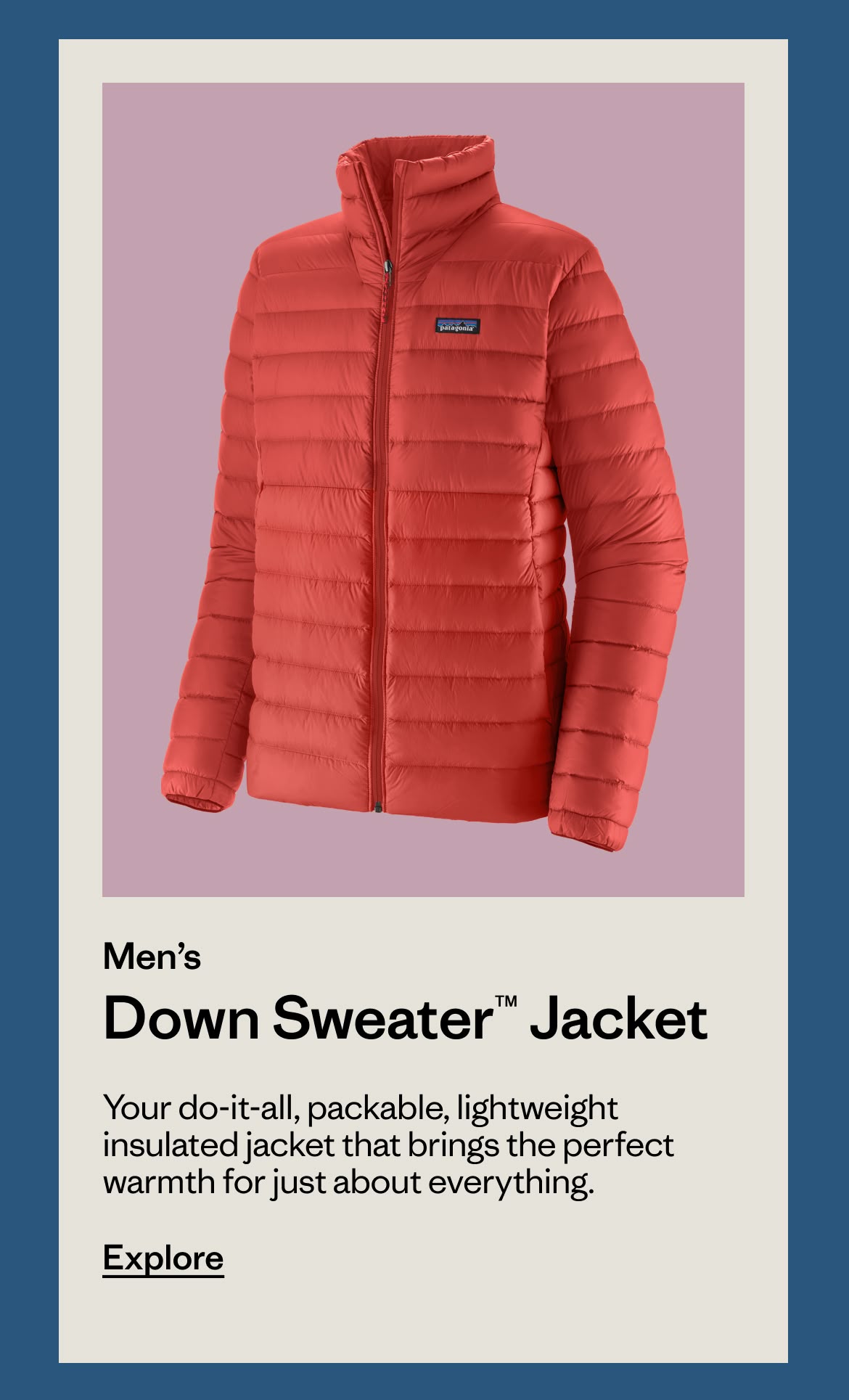 Men's Down Sweater Jacket