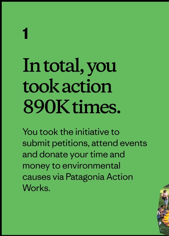 In total, you took action 807K times. 