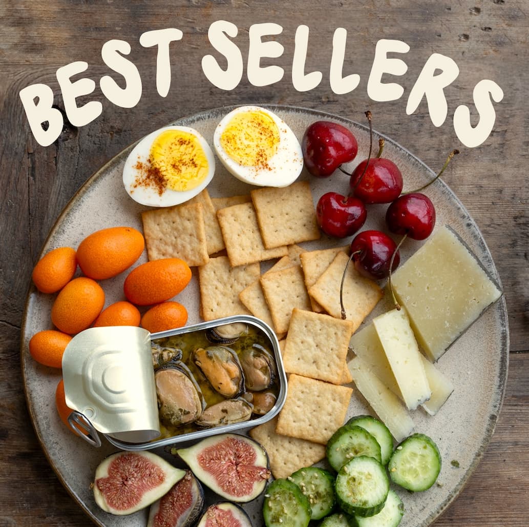 Best Sellers Mussels and Crackers plate