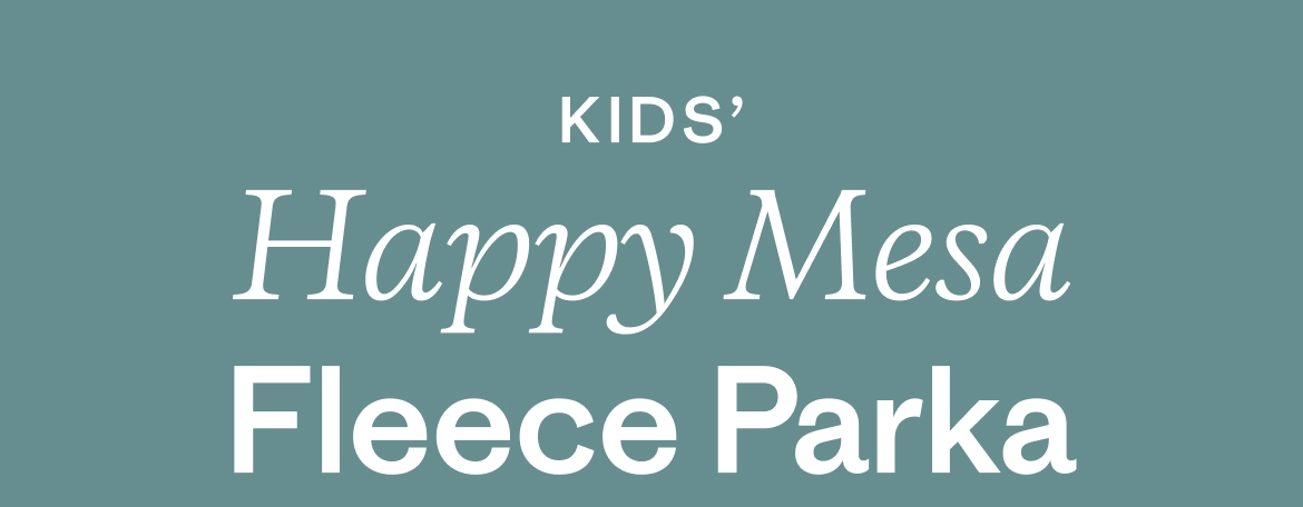 Kids' Happy Mesa Fleece Parka