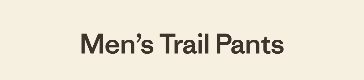 Men's Trail Pants