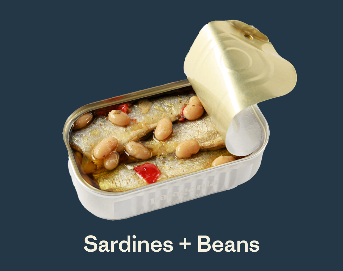 Sardines & Beans: White Beans, Lemon, Garlic and Leeks