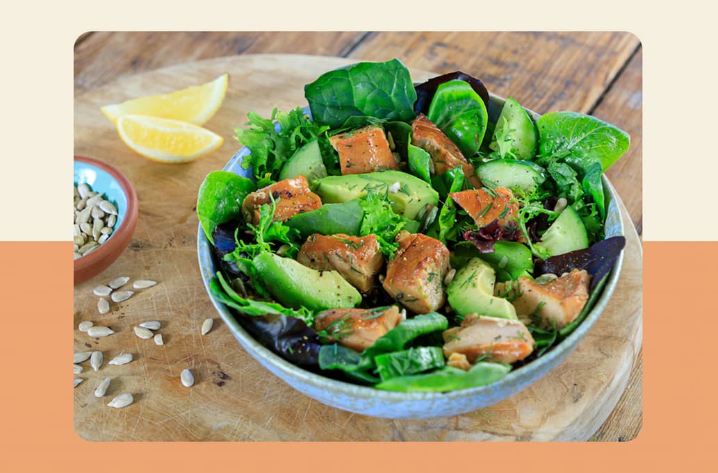 Salmon salad
