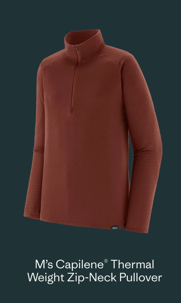 M's Capilene Thermal Weight Zip-Neck Pullover