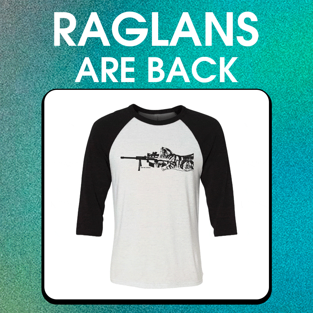 🤝 Classic Raglans, Here to Stay! Arm The Animals Clothing
