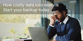 How costly data loss really is—start your backup today!