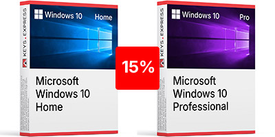 Windows 10 - 15% Discount