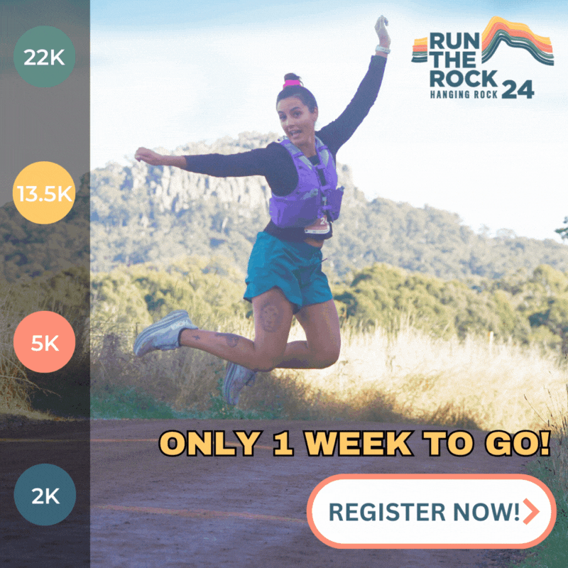 Hurry, only ONE WEEK left until Run the Rock 2024 🤩 Sole Motive
