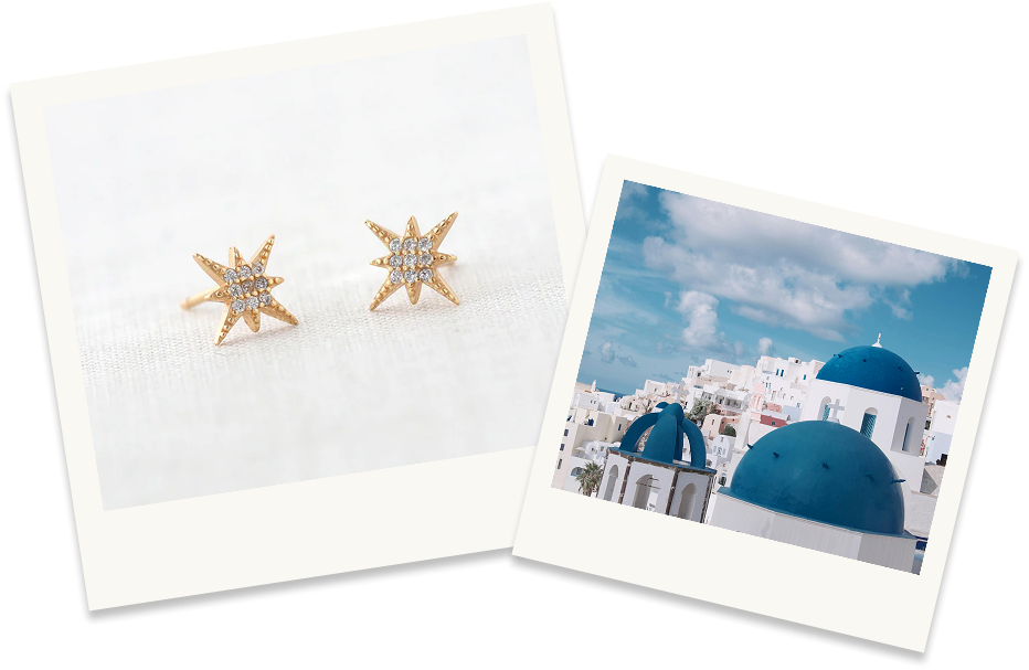 Starburst Crystal Stud Earrings