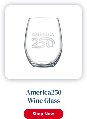 America250 Wine Glass