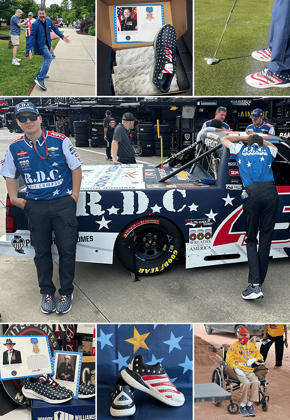 American's from across the nation rocking the most patriotic shoe!