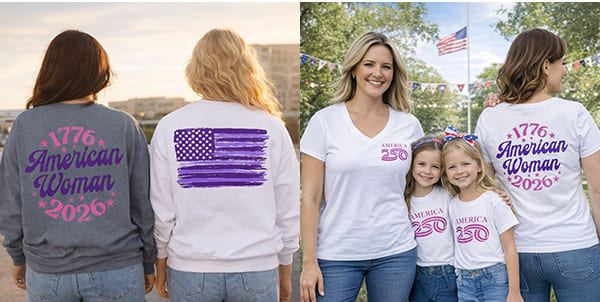 America250 Women's Empowerment Apparel