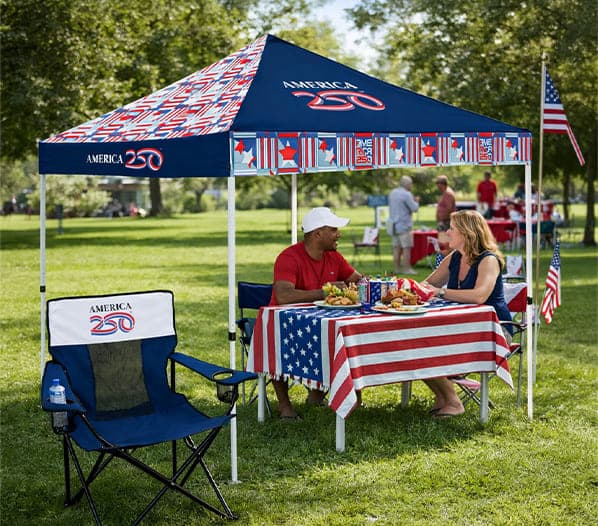 America250 Event Chair and Canopy.