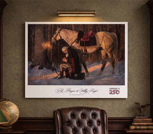 America250 Edition: The Prayer at Valley Forge Print