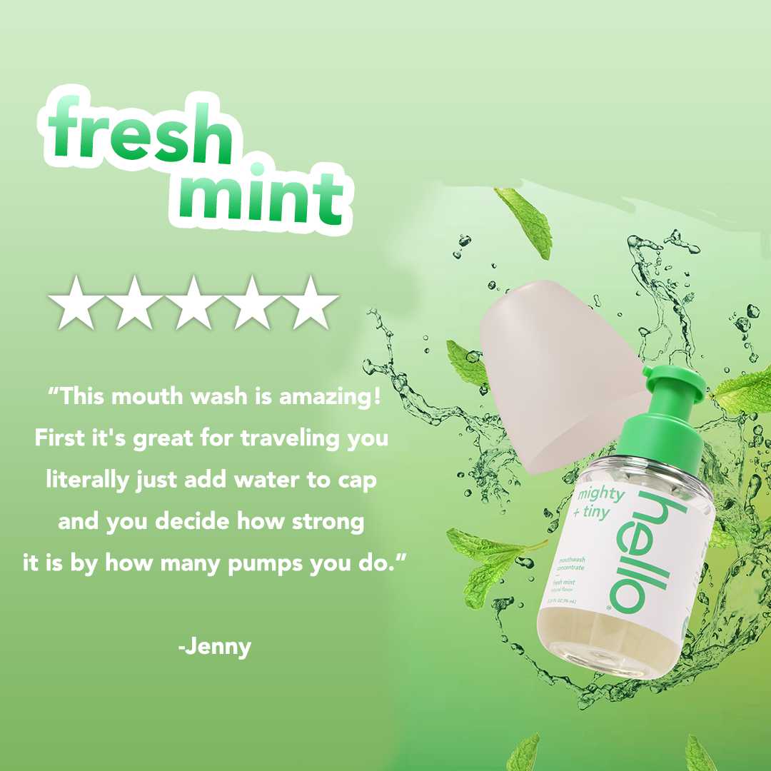 new mighty + tiny mouthwash concentrate from hello 😍 Hello Products