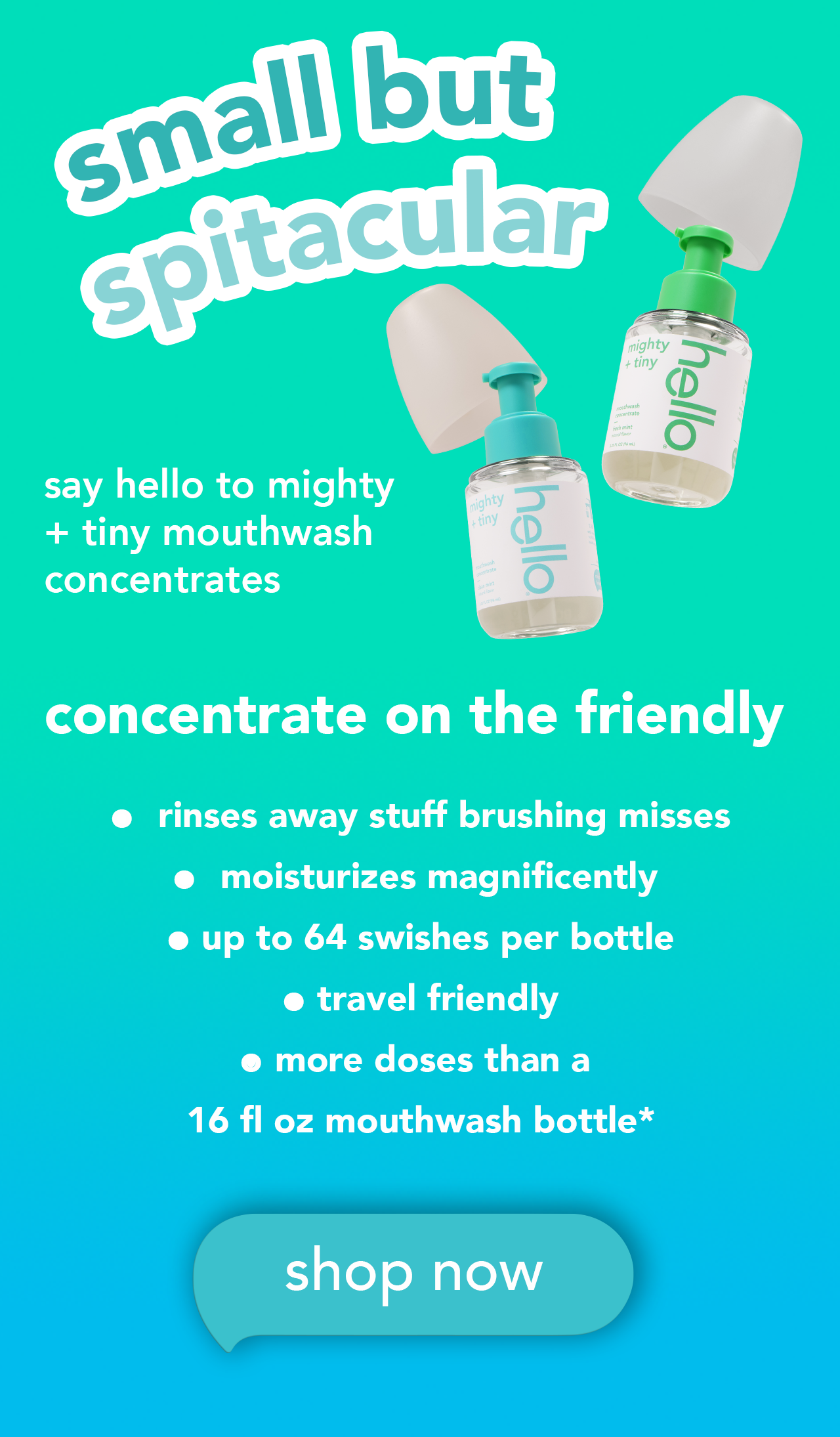 new mighty + tiny mouthwash concentrate from hello 😍 Hello Products
