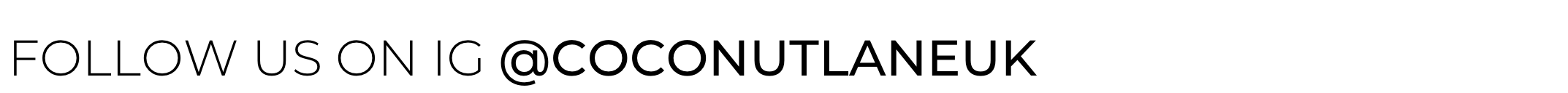 Follow us on Instagram Banner