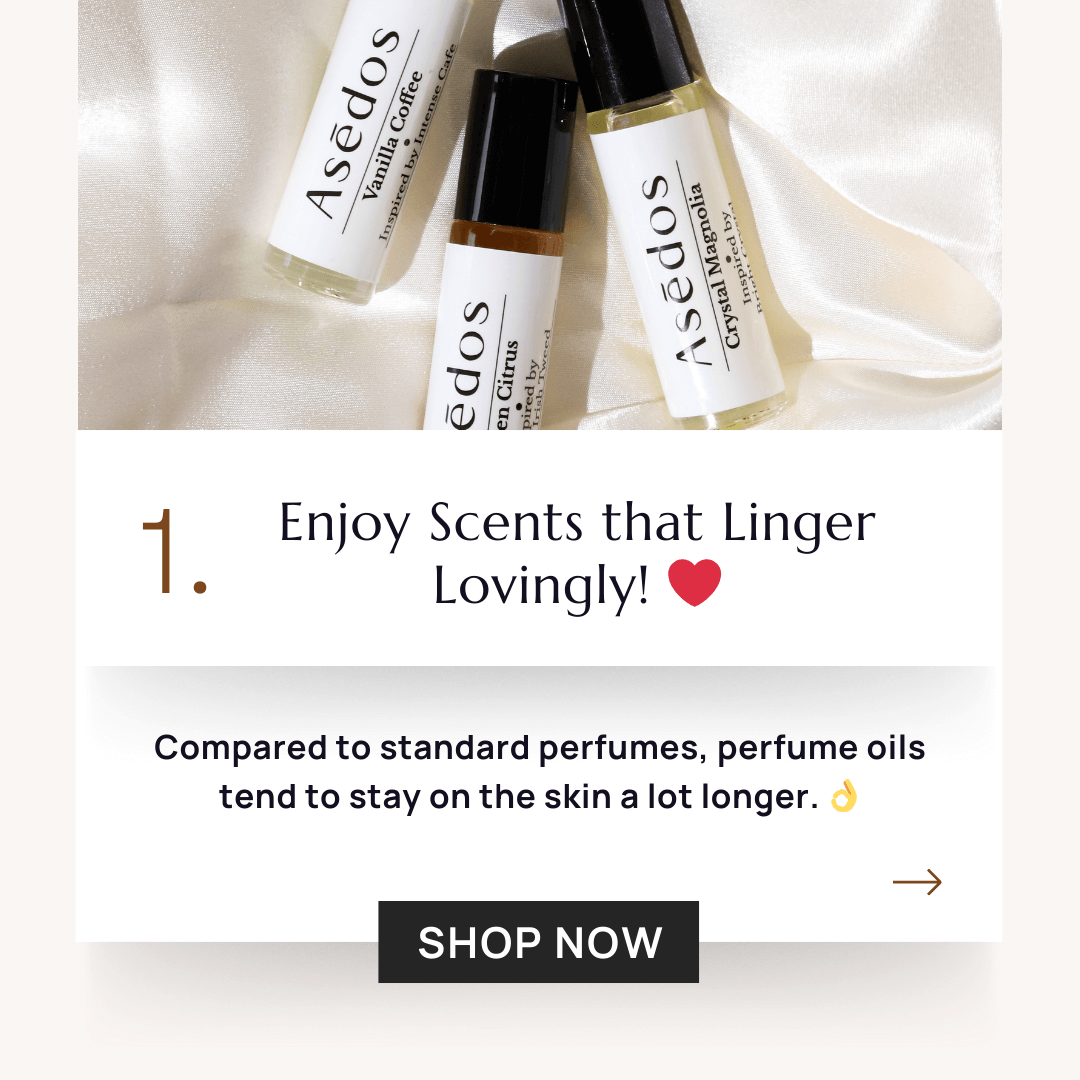 🌸 Let's explore the benefits of perfume oils Asēdos... Asēdos