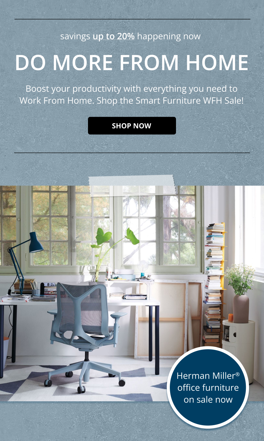 Save on Herman Miller, Steelcase, Humanscale, and More Smart Furniture